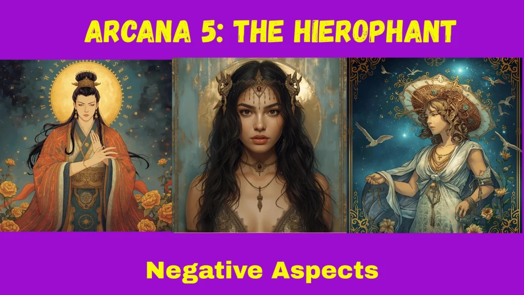Arcana 5 The Hierophant Negative Aspect